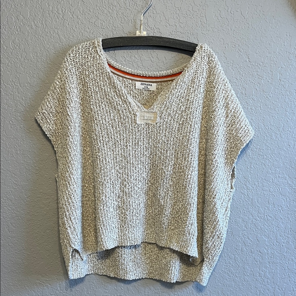 Zenana Textured Knit Top